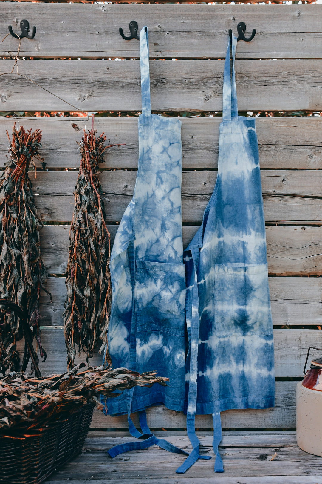 Linen Apron - Calm Waters